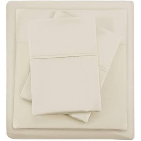 Madison Park California King Size Cotton Blend Sheet Set, Ivory MP20-4847